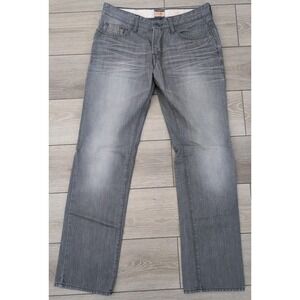 HUGO‎ BOSS ORANGE25 Men's Jeans Size W34 L33 Regular Fit Straight Grey